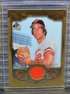 2006 SP Legendary Cuts Jim Palmer Game Used Jersey #084/225 Orioles