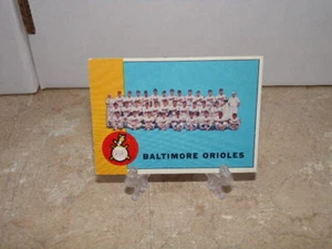 1963 TOPPS BALTIMORE ORIOLES TEAM CARD #377 - Picture 1 of 1