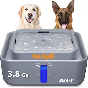 SIBAYS 3.8Gal/14L Extra Large Pet Water Fountain - Foto 1 di 8