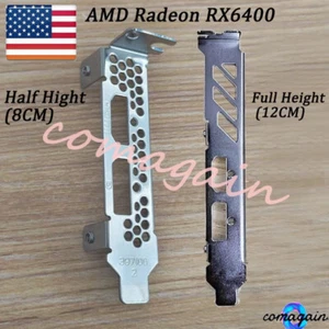 Full / Low Profile Bracket For Sapphire AMD Radeon RX6400 Graphics Video Card - Picture 1 of 13