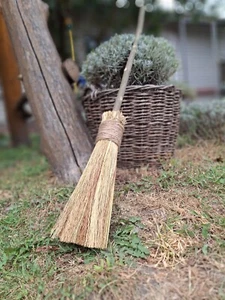 Witches broom natural Medieval rustic besom broomstick for wedding witches broom - Picture 1 of 12