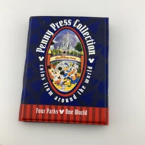 Walt Disney World Pressed Penny Collection Book - Retired 25 Pennies & 4 Nickels - Picture 1 of 4