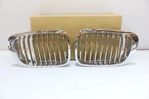 Fit for 98-02 BMW E46 3-series 2D Coupe Convertible Front Grille Chrome & Silver - Picture 1 of 5