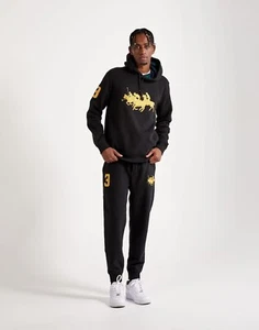 Polo Ralph Lauren Triple-Pony (Black) Fleece Hoodie And Pant Sets Size M - Picture 1 of 6
