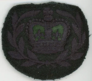 CANADIAN / BRITISH ARMY MASTER WARRANT OFFICER RANK BADGE PATCH RIFLE REGIMENTS - Bild 1 von 2