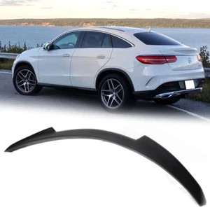 2019 Fit FOR Mercedes Benz GLE Class C292 Coupe Sport Trunk Spoiler V Matt Black - Picture 1 of 5