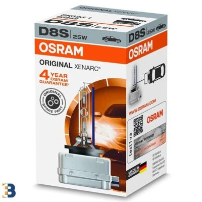 Osram D8S Original Xenarc 25W HID Xenon Bulb 66548 - 4 Years warranty - Image 1 of 3