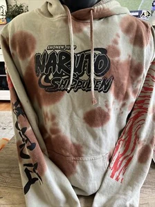 NARUTO SHIPPUDEN Shonen JUMP Manga ANIME MENS Long Sleeve Hoodie Double sided - Picture 1 of 5