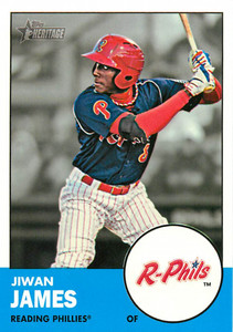 2012 Topps Heritage Minors #145 Jiwan James 