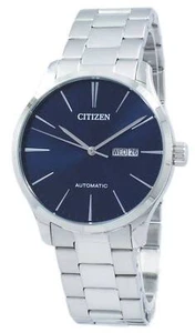 Citizen Automatisch Edelstahl Tag/Datumsanzeige Blaues NH8350-83L 50M Herrenuhr