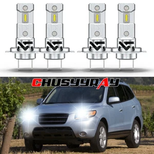 Kit de faros LED de haz alto+bajo 6000K para Hyundai Santa Fe 2007-2008 -4x H7 - Imagen 1 de 9
