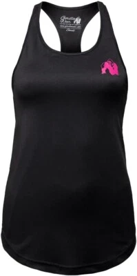 GORILLA WEAR Santa Monica Tank top - Black/Pink SZ S - Image 1 of 4