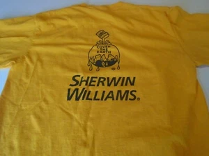 Sherwin Williams T-shirt Pittsburgh Size l orange swp cover the earth , paint - Picture 1 of 6