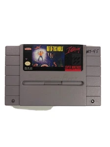 OUT OF THIS WORLD SNES Former Rental GAME Engraved And Marked - Picture 1 of 6