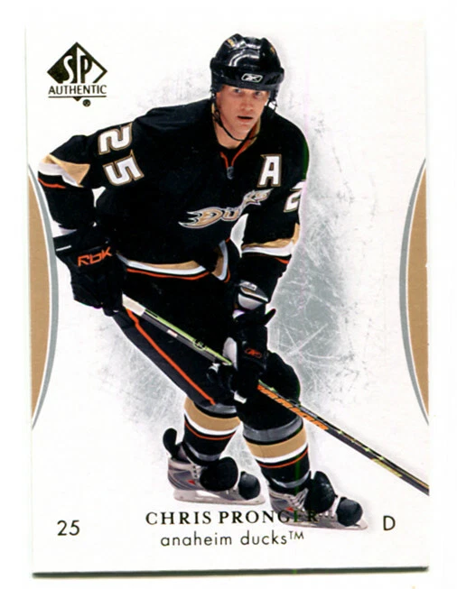 2007-08 SP Authentic Chris Pronger Card #96 Anaheim Ducks - Image 1 of 1