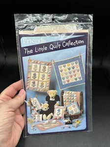 Friends The Little Quilt Collection 1986 patrón capó sol sue almohada corazón nuevo en paquete - Imagen 1 de 2
