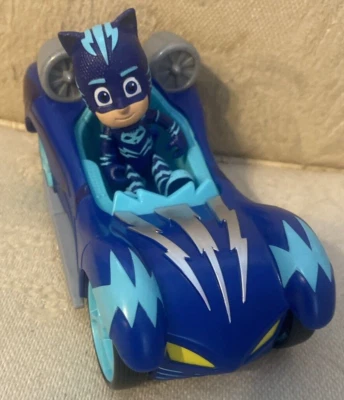 Pj Masks Cat Boy Blue Turbo Blast Racer coche y figura Foto 1 de 4