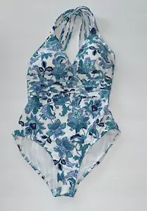 La Blanca Santorini Badeanzug Einteiler Damen 16 Träger X-Back Bauchkontrolle - Bild 1 von 10