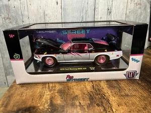 2024 M2 Machines 1:24 1970 Ford Mustang BOSS 429 Pro Street R124 Chase - Picture 1 of 9