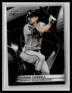 2025 Topps Chrome Black CORBIN CARROLL #92 – D-backs Superstar Speed Demon! - Picture 1 of 2
