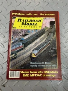Railroad Model Craftsman February 1986--milk cars, fire stations, making steam + - Picture 1 of 2