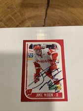 2008-09 Jamie McBain Autographed Wisconsin Badgers Hockey Card NCAA BIG TEN #200