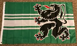 new EAST FLANDERS BELGIUM GHENT BLACK LION 3x5ft FLAG superior quality US seller - Picture 1 of 4