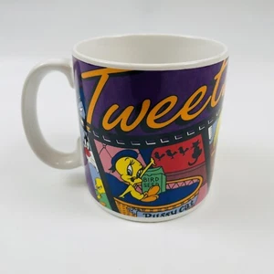 VINTAGE Tweety Bird Looney Tunes Coffee Mug Tea Cup 1995 Applause Warner Bros - Picture 1 of 8