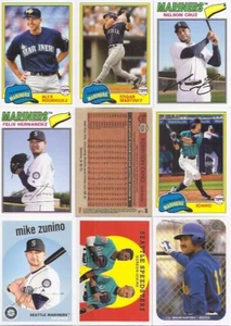 2018 Topps Archives Seattle Mariners Master Team Sets mit Schnappschüssen & Inserts (11 - Bild 1 von 1