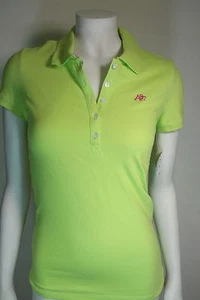 AEROPOSTALE CAMISETA POLO VERDE TOP BORDADO LOGO MEDIO BOTÓN FRONTAL NUEVO NWT - Imagen 1 de 4