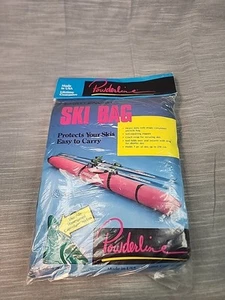 Vintage Powderline Capolan Challenger Ski Bag 1 Pair #P91 Fits Skis up to 210cm - Picture 1 of 3
