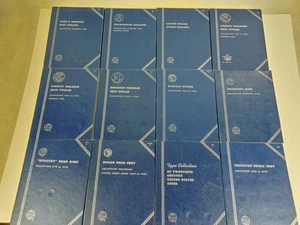 Lot of 12 Vintage Whitman Coin Folders 1900s Nickel Quarter Dime Penny Dollar - Picture 1 of 10