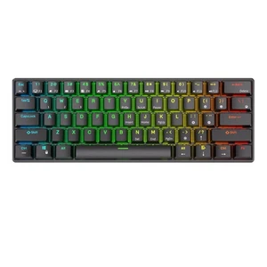 RK Royal Kludge Keyboard RK61 Mechanical White GB/T 14081-2010 Switch Red NEW - Picture 1 of 3