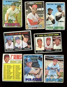 1967 Topps Baseball Card Lot Starter Set 295 Different - Picture 1 of 3