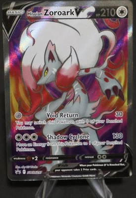 Hisuian Zoroark V SWSH297 SWSH: Sword & Shield Promo Cards Holo NM TCG - Image 1 of 2