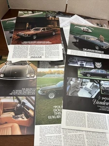 Print Ad Lot Of 19 From 1990s XJ6 And More 8" x 11" - Picture 1 of 20
