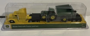 TOMY John Deere Hauler Yellow Semi Truck Trailer & Tractor Set - Picture 1 of 8