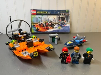 Lego - Agents - River Heist #8968 (w/Instructions) COMPLETE! - Image 1 of 4