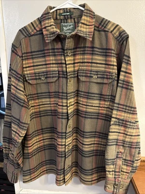 Woolrich  Oxbow Bend Heavyweight 100% Cotton Flannel Shirt  Large Long Sleeve - Image 1 of 4