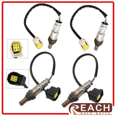 Sensor de oxigênio 4 peças para cima+para baixo para 2012-2018 Jeep Wrangler 3.6L V6&Chrysler 300 EUA - Imagem 1 de 4