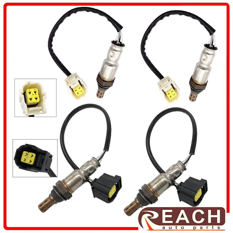 Sensor de oxígeno ascendente+abajo 4 piezas para Jeep Wrangler 2012-2018 3,6 L V6 y Chrysler 300 EE. UU. Foto 1 de 4
