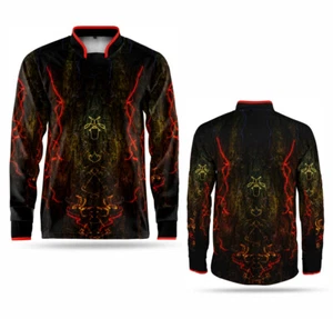 Sonics Maglia leggera imbottita manica lunga paintball alta qualità nera - 1008 - Foto 1 di 2