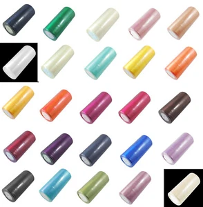 Nastro a fiocco 4-15 metri nastro regalo nastro a rete raso organza poliestere 25-50 mm - Foto 1 di 19