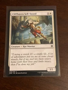 Magic the Gathering Zendikar Rising Cliffhaven Sell-Sword - Picture 1 of 2