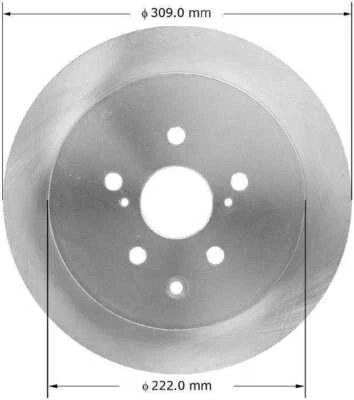 Rotor de freno de disco Bendix PRT6001 Foto 1 de 3