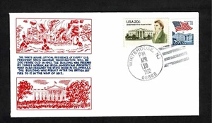 2609 Flag - first day -combo with 1936 Hoban & unofficial White House NJ cancel - Picture 1 of 1