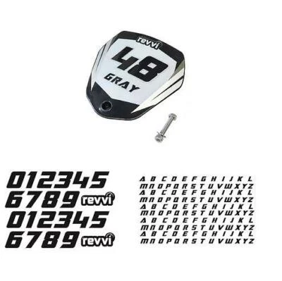 Revvi 12" / 16" / 16" Plus electric bike motorcycle number and name board kit! - Image 1 of 4