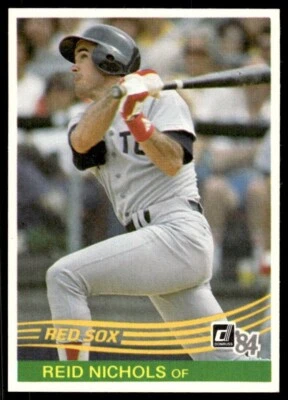1984 Donruss Reid Nichols Boston Red Sox #614 - Image 1 of 2