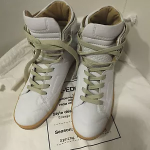 Maison Martin Margiela Paris H&M High Top Sneakers Weiß White Leder 37 US 6 UK 4 - Bild 1 von 4