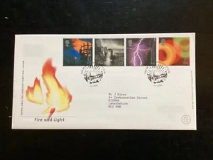 GB 2000 Fire & Light FDC, Royal Mail, Edimburgo especial Pmk (K662#2) - Imagen 1 de 1